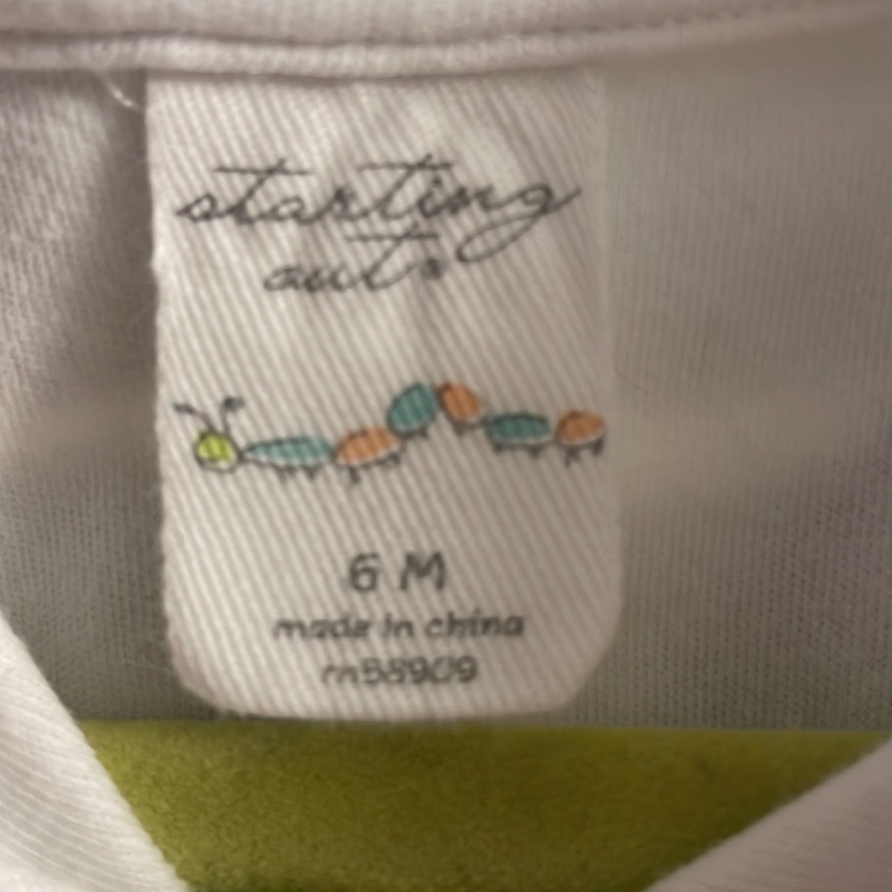 Starting Out Overall Set Embroidered w/Sailboats & Octopus.6m like new - Picture 4 of 6